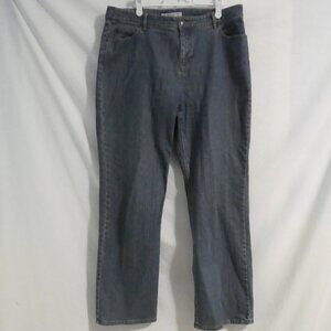 GEOFFREY BEENE SPORT Stretch | size 14 R | Classic Straight Leg Denim Jeans